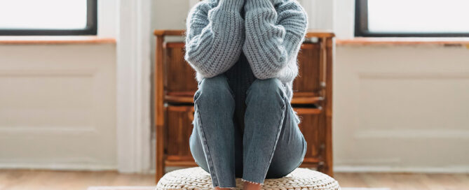 Woman experiencing seasonal depression